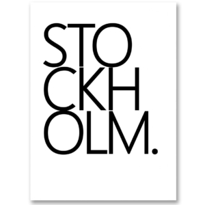 Stockholm poster